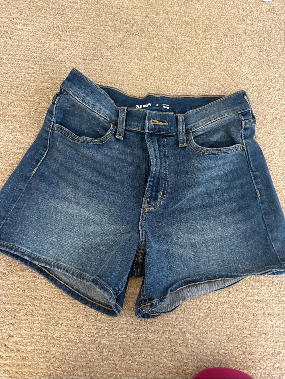 Old Navy Blue High-Rise Denim Shorts